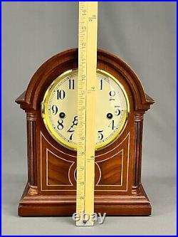 Howard Miller(613-180) Barrister Mantel Clock Westminster Chime, 340-020 + Key