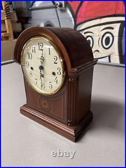 Howard Miller(613-180) Barrister Mantel Clock With Westminster Chimes and Key