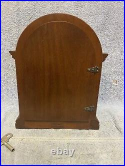 Howard Miller 613-180 Barrister Mantel Clock w / Key Westminster Chimes 2 Jewel
