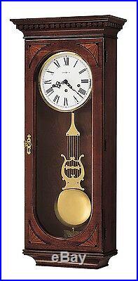 Howard Miller 613-637 (613637) Lewis Wall Clock Windsor Cherry