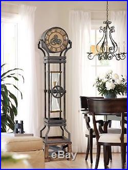 Howard Miller 615-074 (615074) Hourglass Floor Clock Aged Iron