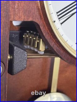 Howard Miller 620-132 Lancaster Westminster Chime Wall Key Wind Wall Clock