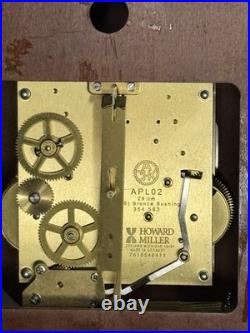 Howard Miller 620-132 Lancaster Westminster Chime Wall Key Wind Wall Clock