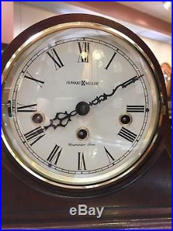 Howard Miller 630-116 Tambour Westminster Chime Mantel Clock