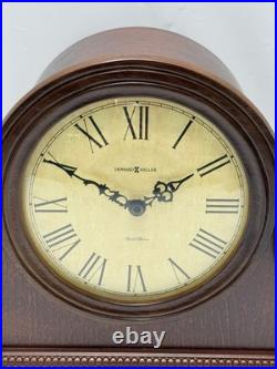 Howard Miller 630-150 Westminster Chime Mantel Clock Wood Tambour Roman N