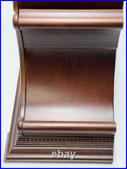 Howard Miller 630-150 Westminster Chime Mantel Clock Wood Tambour Roman N