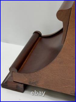 Howard Miller 630-150 Westminster Chime Mantel Clock Wood Tambour Roman N