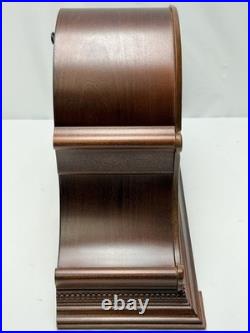 Howard Miller 630-150 Westminster Chime Mantel Clock Wood Tambour Roman N
