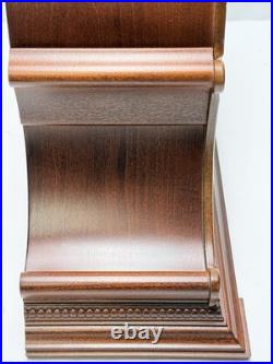 Howard Miller 630-150 Westminster Chime Mantel Clock Wood Tambour Roman N