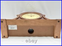Howard Miller 630-150 Westminster Chime Mantel Clock Wood Tambour Roman N