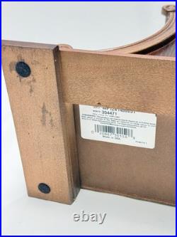 Howard Miller 630-150 Westminster Chime Mantel Clock Wood Tambour Roman N