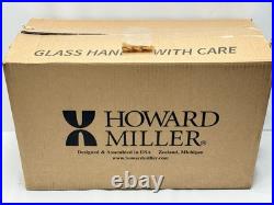 Howard Miller 630-150 Westminster Chime Mantel Clock Wood Tambour Roman N