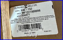 Howard Miller 630-152 Dual Chime Mantle Clock Hillsborough Model Wood USA Made