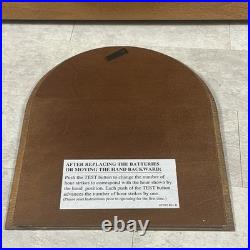 Howard Miller 630-183 Oak Mantel Clock Presidential Dual Chime Working