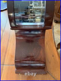 Howard Miller 630-185 Millennium Mantel Clock Mechanical Mahogany Skeleton Dial