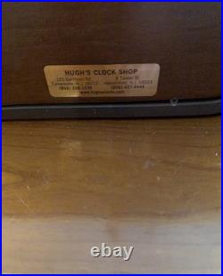 Howard Miller 630-185 Millennium Mantel Clock Mechanical Mahogany Skeleton Dial