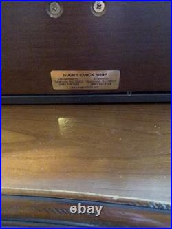 Howard Miller 630-185 Millennium Mantel Clock Mechanical Mahogany Skeleton Dial