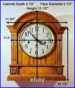 Howard Miller 630-194 Westminster Chime Tambour Barrister Mantel Clock Ael01 Key