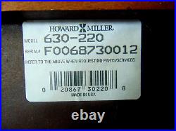 Howard Miller 630-220 78th Anniversary Edition Shelf/Mantel Clock AEL-01 Mvtmt