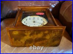 Howard Miller 635-131 CANDICE Wood Mantle Clock Americana Cherry DUAL-CHIME