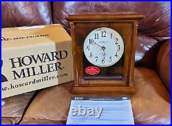 Howard Miller 635-131 CANDICE Wood Mantle Clock Americana Cherry DUAL-CHIME