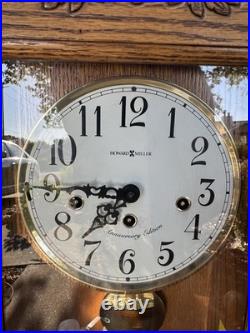 Howard Miller 69th Anniversary Oak Wall Clock 620-134Wound Westminster Chime