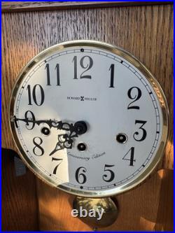 Howard Miller 69th Anniversary Oak Wall Clock 620-134Wound Westminster Chime