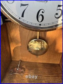 Howard Miller 69th Anniversary Oak Wall Clock 620-134Wound Westminster Chime