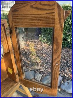 Howard Miller 69th Anniversary Oak Wall Clock 620-134Wound Westminster Chime