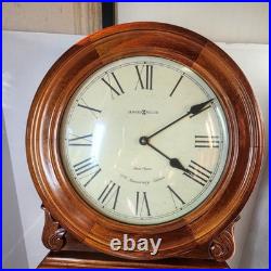 Howard Miller 77th Anniversary Wall Clock Battery Pendulum Dual Chime 625-290