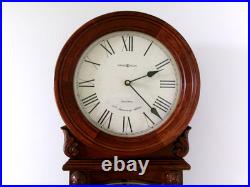 Howard Miller 77th Anniversary Wall Clock Pendulum Dual Chime 625-290 Isabel Vtg