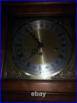 Howard Miller 8 Day Keywound Westminster Chime Mantle Clock, 612-437. Works