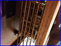 Howard Miller 8-Day Westminster Chime Clock Germany 612-462 Key/Pendulum Workin