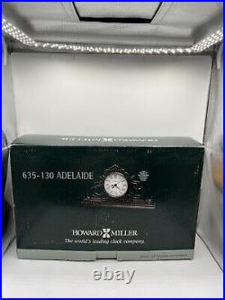 Howard Miller Adelaide Westminster Chime Quartz Mantle Clock Wrought Iron