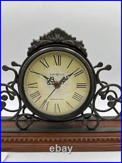 Howard Miller Adelaide Westminster Chime Quartz Mantle Clock Wrought Iron