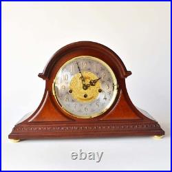 Howard Miller Barrett II Key Wound Chiming Mantel Clock Westminister Chimes