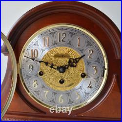 Howard Miller Barrett II Key Wound Chiming Mantel Clock Westminister Chimes