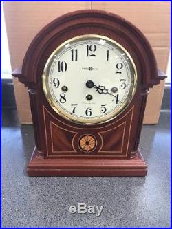 Howard Miller Barrister 613-180 Westminster Chime 340-020 Mahogany Mantel Clock