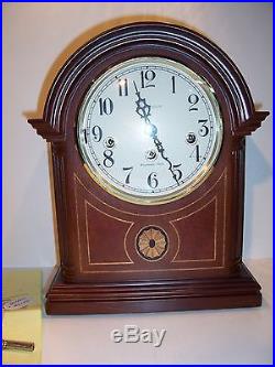 Howard Miller Barrister Mantle Clock 8 Day Key Wind Westminster chime