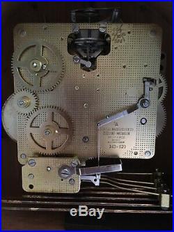 Howard Miller Barrister Mantle Clock Model 613-180 Westminster Chime W. Germany