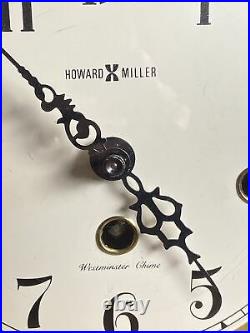 Howard Miller Barrister Model 613-178 Mantel Clock with German Westminster Chime