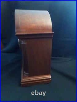 Howard Miller Barrister Westminster Chime Mahogany Clock with Key Working