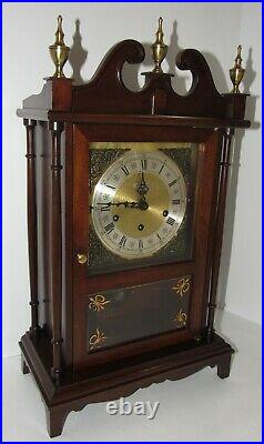 Howard Miller Barwick Pillar & Scroll Triple Chime Movement Clock 8-Day