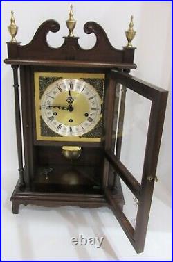 Howard Miller Barwick Pillar & Scroll Triple Chime Movement Clock 8-Day