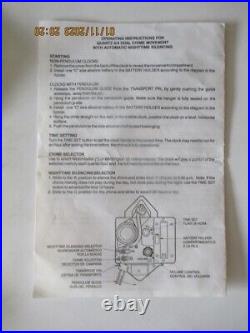 Howard Miller Burton II 635-107 Mantle Clock-Dual Chime Model