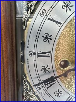 Howard Miller Chime Mantel Table Clock Frame Hermle 340-020A Two (2) Jewels