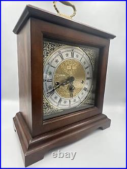 Howard Miller Chime Mantel Table Clock Frame Hermle 340-020A Two (2) Jewels