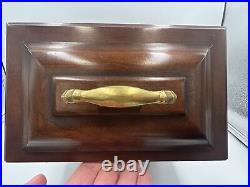 Howard Miller Chime Mantel Table Clock Frame Hermle 340-020A Two (2) Jewels