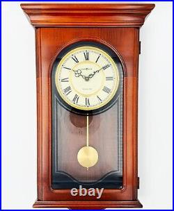 Howard Miller Chiming Pendulum Wall Clock Model #613-164 Excellent Condition