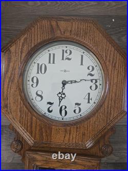 Howard Miller Clock Wall Mount Westminster Chime 612-477 Vintage